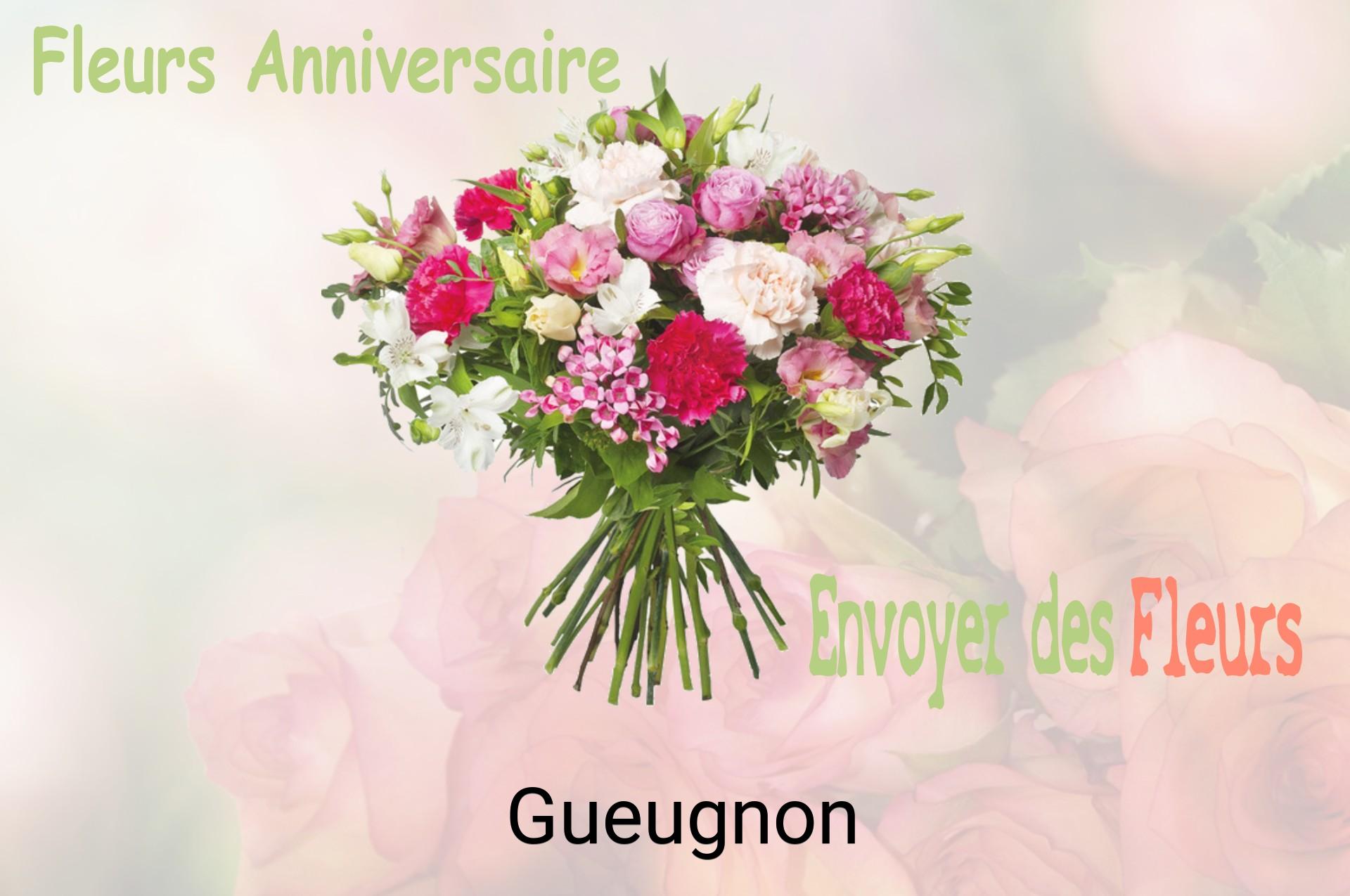 Bouquet de fleurs d’anniversaire livré à Gueugnon